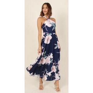 Petal and Pup Women's Miara Dress - Navy, Size 10
